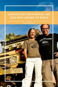Landcruisers Karin-Marijke and Coen drive around the world