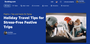 Booking.com: Holiday Travel Tips 